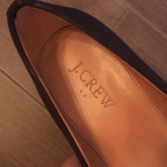 JCrew black wedge espadrilles 7.5 - Picture 4 of 9